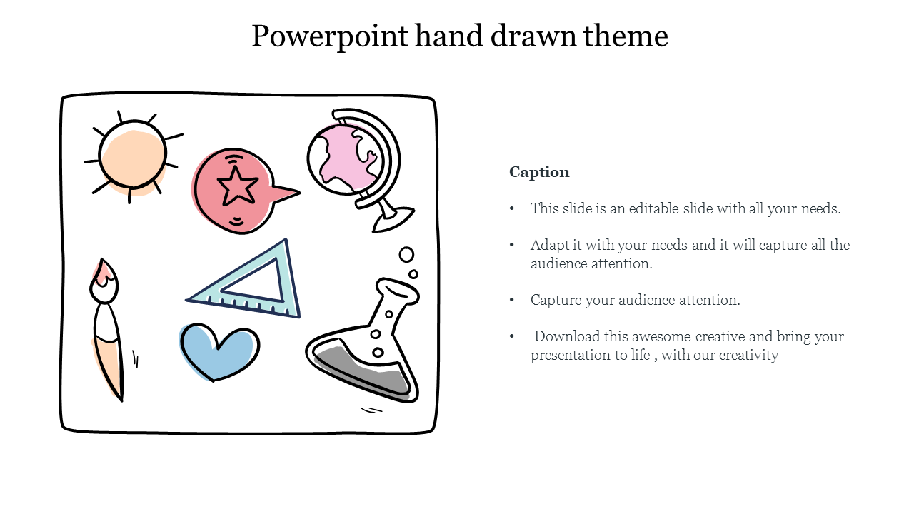 Powerpoint hand drawn theme 